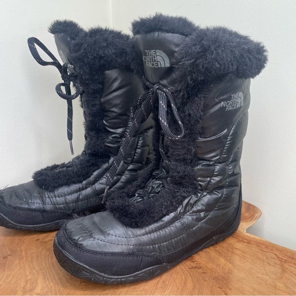 The north face black winter snow boots 6.5 - Picture 5 of 16